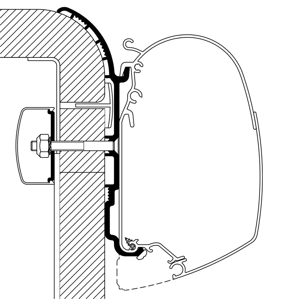 Thule Bürstner Adapter 400 Thule Bürstner Adapter 400