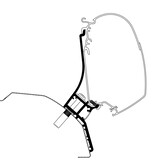 Thule Ducato H2 Lift Roof LED Adapter 400