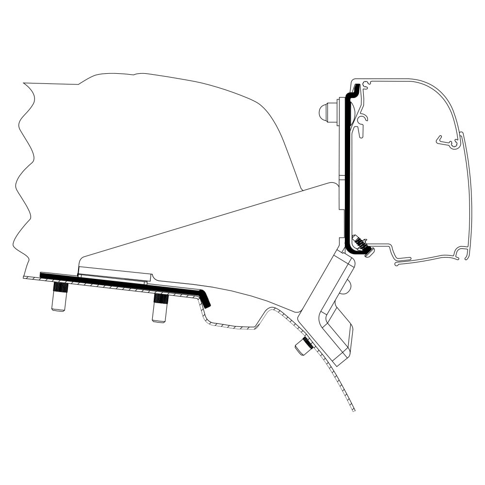 Thule Mercedes Vito/V-Class Lift Roof Adapter 4200 Thule Mercedes Vito/V-Class Lift Roof Adapter 4200