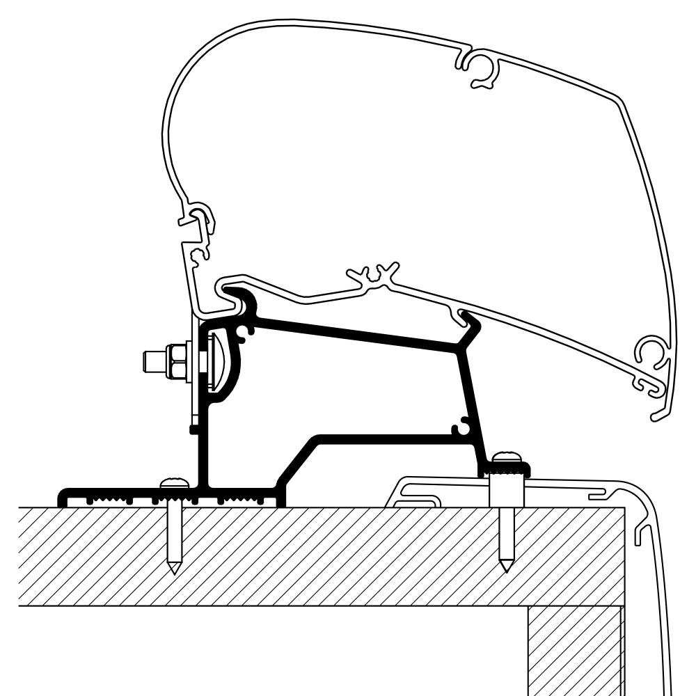 Thule Adapter Rapido Compact Intergraal 5mtr