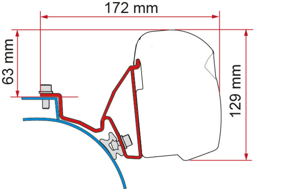 Fiamma Kit VW T5/ T6 California Deep Black F43