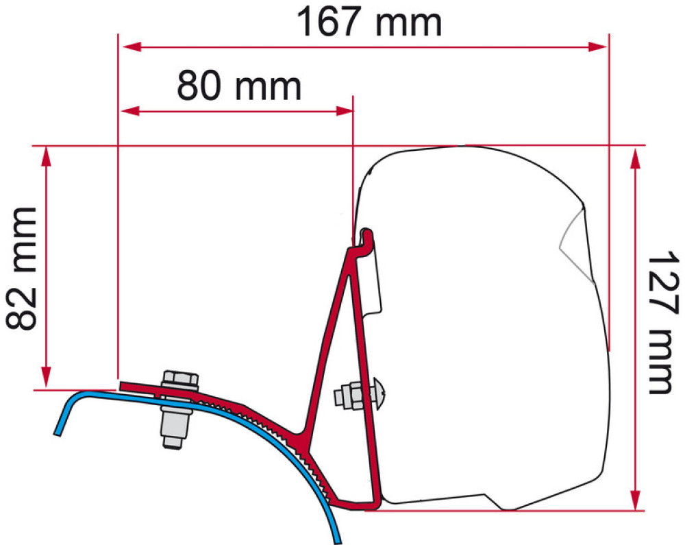 Fiamma Kit Trafic/ Vivaro /Primastar Deep BL (F43)