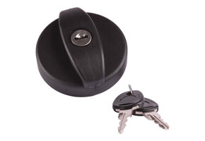 Dop Watervulopening met Cilinder Zwart