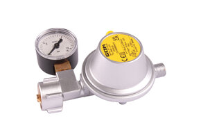 GOK Drukregelaar met Manometer 30mb 1/4L