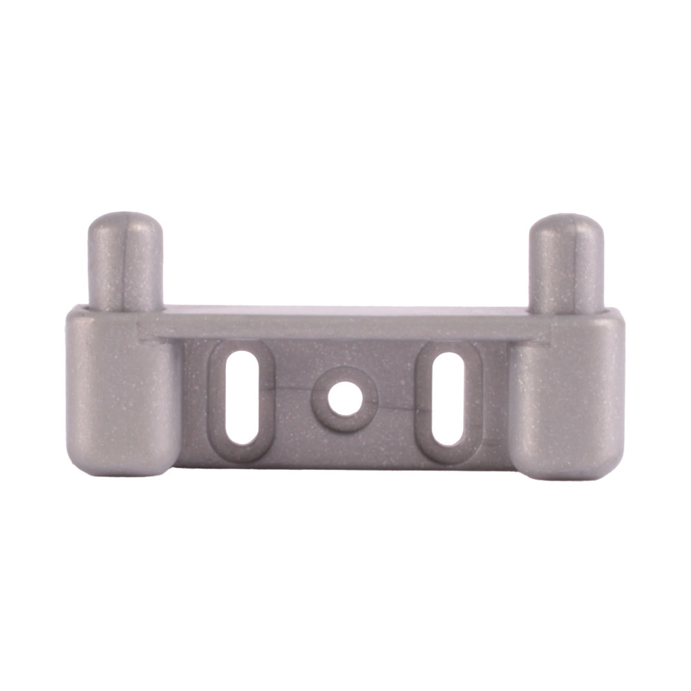 Sluithaak Kastklep 53x25mm Grijs