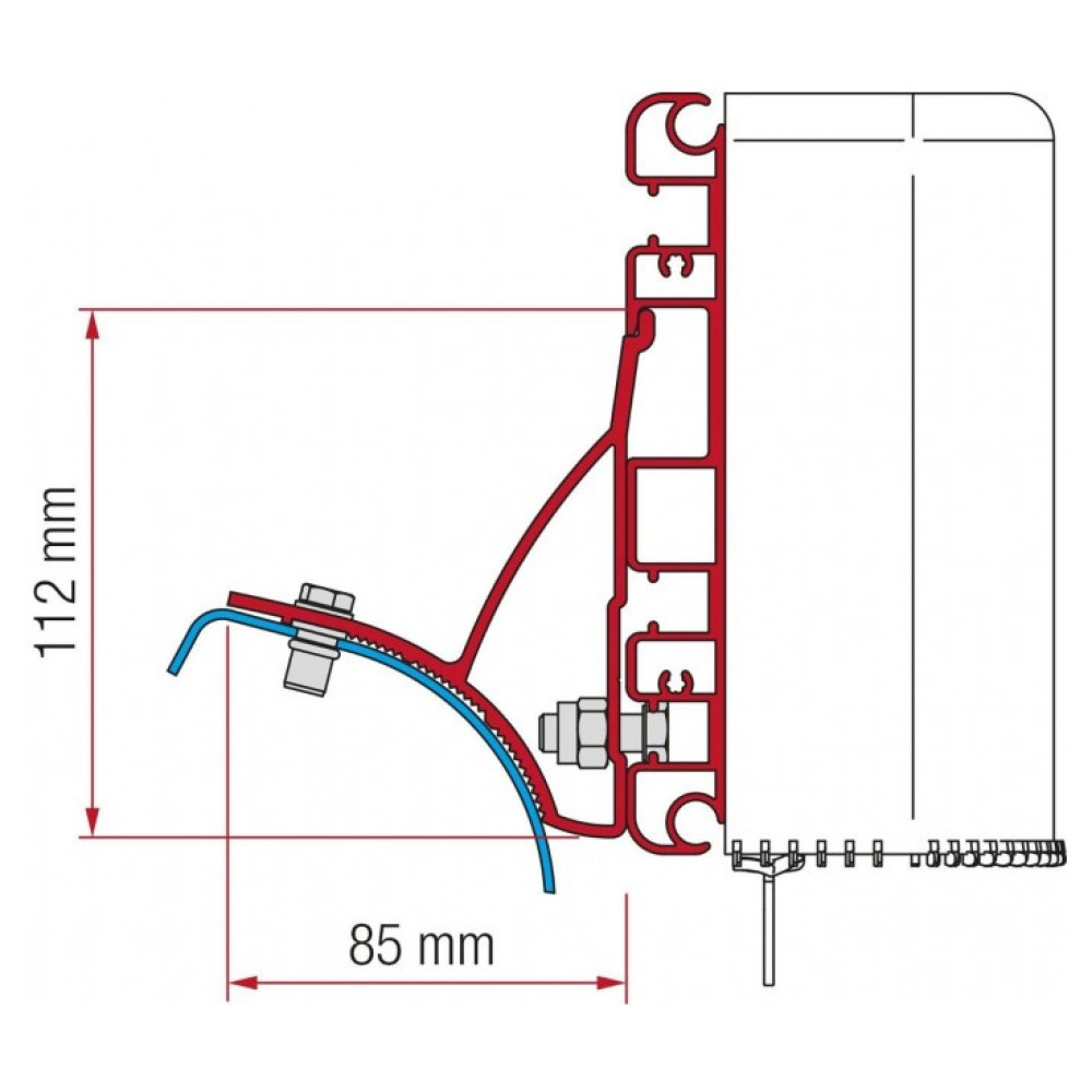 Fiamma Renault Trafic Kit >2015 Compass
