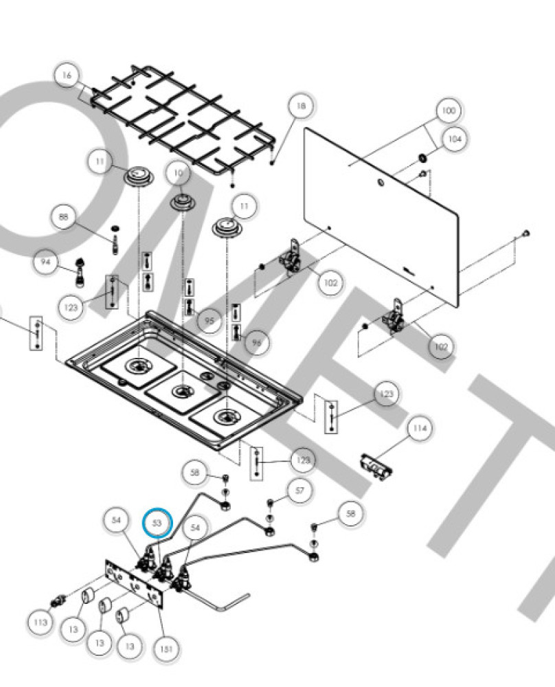 Dometic Gasregelklep PI7923 6mm