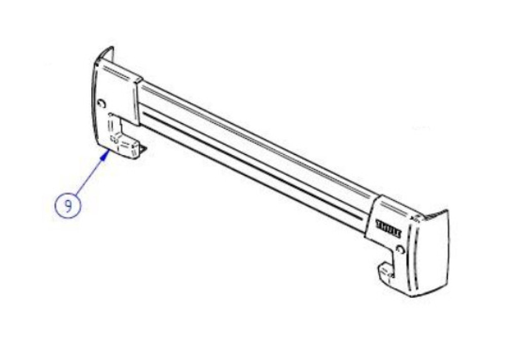 Thule Slide-Out G2 Eindkappen Ducato/Crafter 400