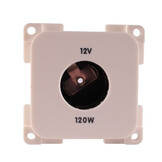 Presto Contactdoos 12V Groot Inbouw S-10.000 Wit Presto Contactdoos 12V Groot Inbouw S-10.000 Wit