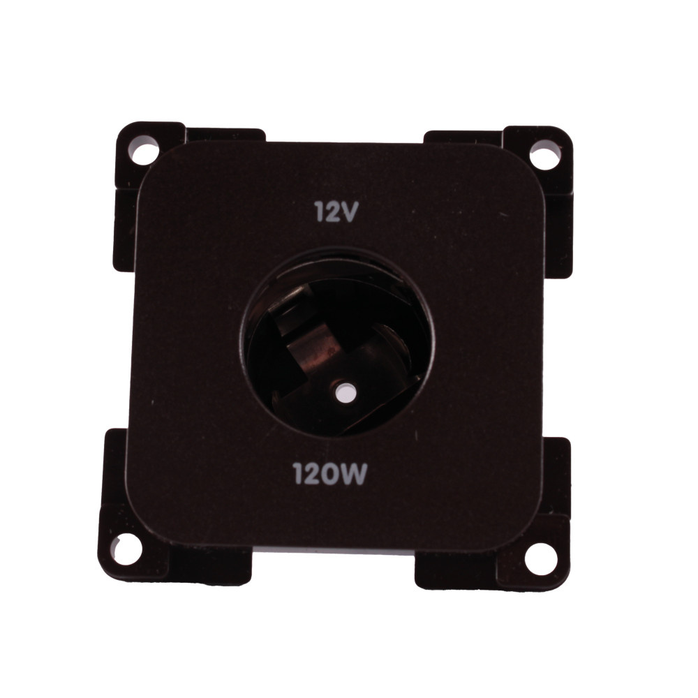 Presto Contactdoos 12V Groot Inbouw S-10.000 Bruin Presto Contactdoos 12V Groot Inbouw S-10.000 Bruin