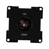 Presto Contactdoos 12V Groot Inbouw S-10.000 Zwart Presto Contactdoos 12V Groot Inbouw S-10.000 Zwart