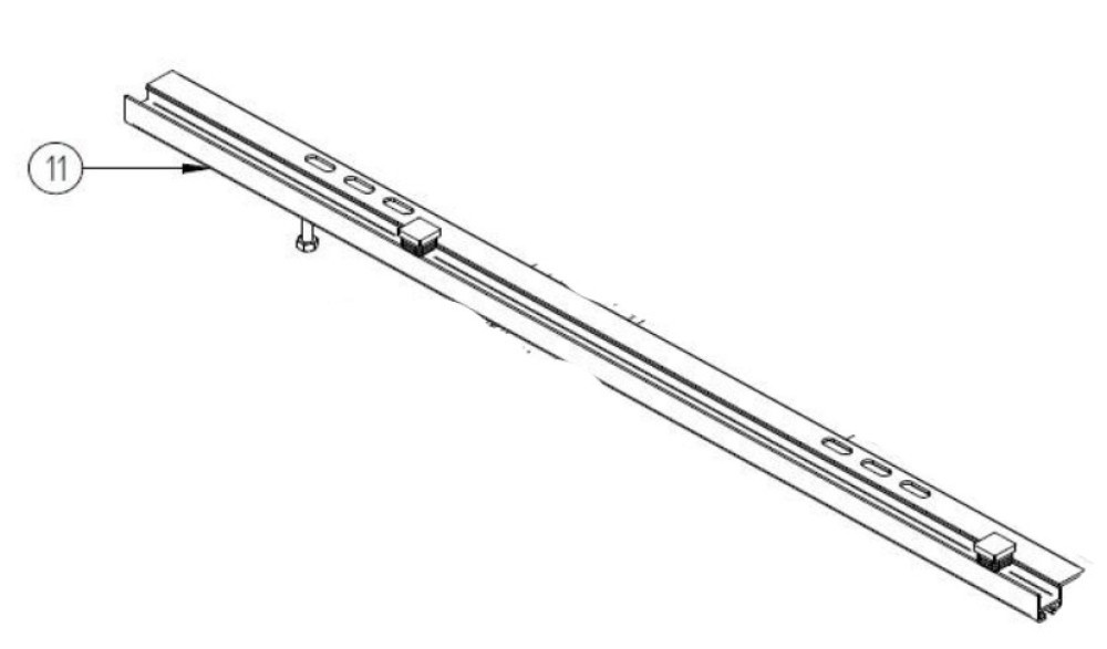 Thule Slide-Out Ducato 2016 Rear Fixation Profile