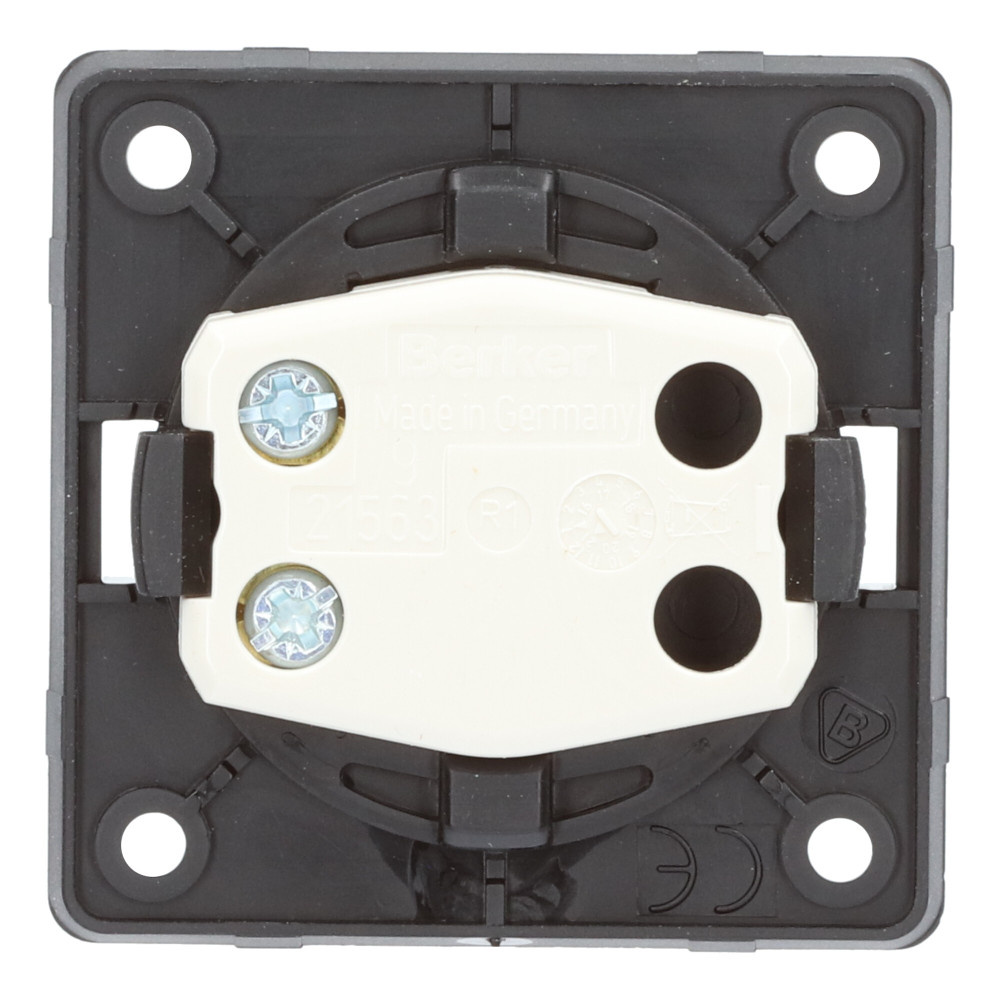 Berker Aan/Uitschakelaar Flow/Pure Inbouw RVS Mat 230V