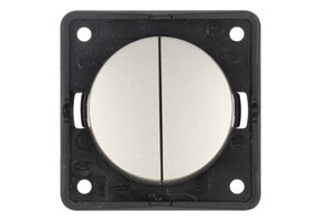 Berker Serieschakelaar Flow/Pure Inbouw RVS Mat