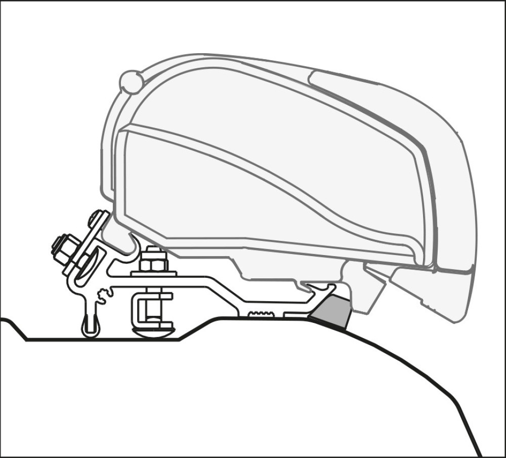 Fiamma Kit Rain Guard Slim F80S Ducato 450cm