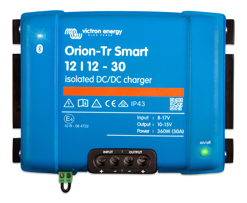 Victron Acculader Orion-Tr Smart 12/12 30A Geïsoleerd Victron Acculader Orion-Tr Smart 12/12 30A Geïsoleerd