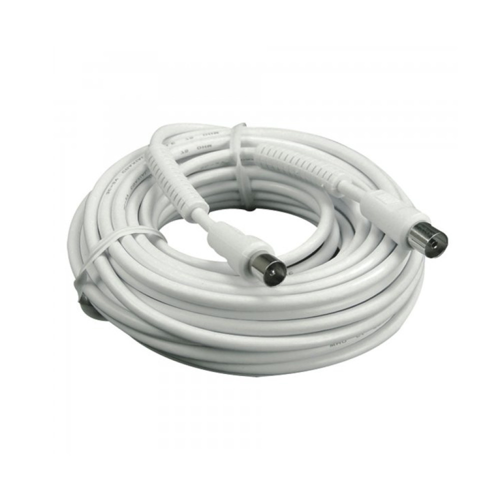 Coaxkabel 10mtr Male/Female Stekker Coaxkabel 10mtr Male/Female Stekker