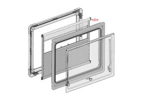 Dometic S4.6 Raam Rollo met Montagedelen