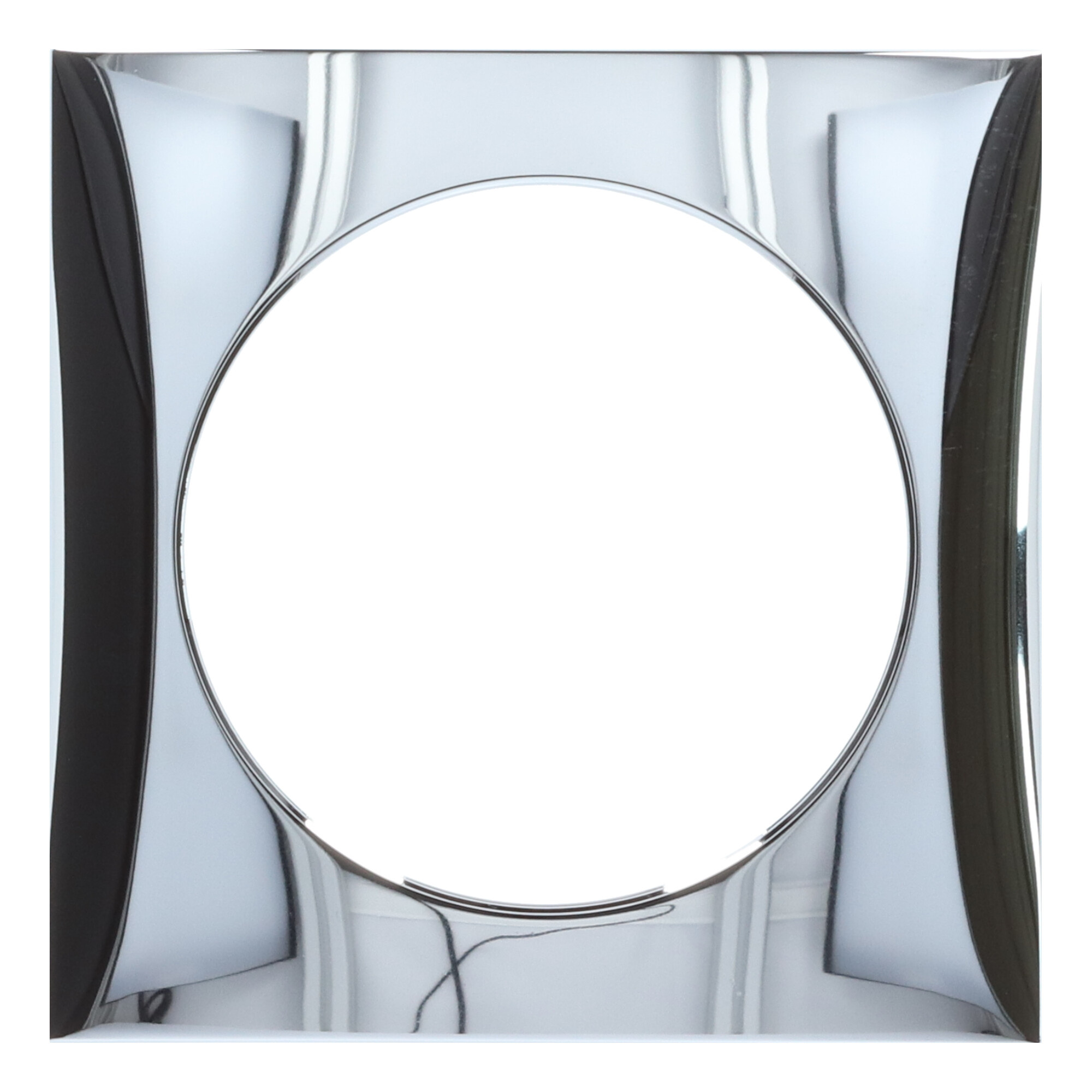 Berker Afdekraam Flow 1-Vaks Chroom Hoogglans