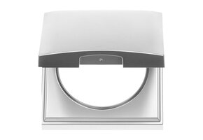 Berker Afdekraam Flow/Pure 1-Vaks met Klep Chroom Mat