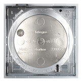 Berker Afdekraam Flow/Pure 1-Vaks met Klep Chroom Mat Berker Afdekraam Flow/Pure 1-Vaks met Klep Chroom Mat