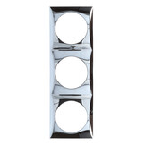 Berker Afdekraam Flow 3-Vaks Chroom Hoogglans Berker Afdekraam Flow 3-Vaks Chroom Hoogglans