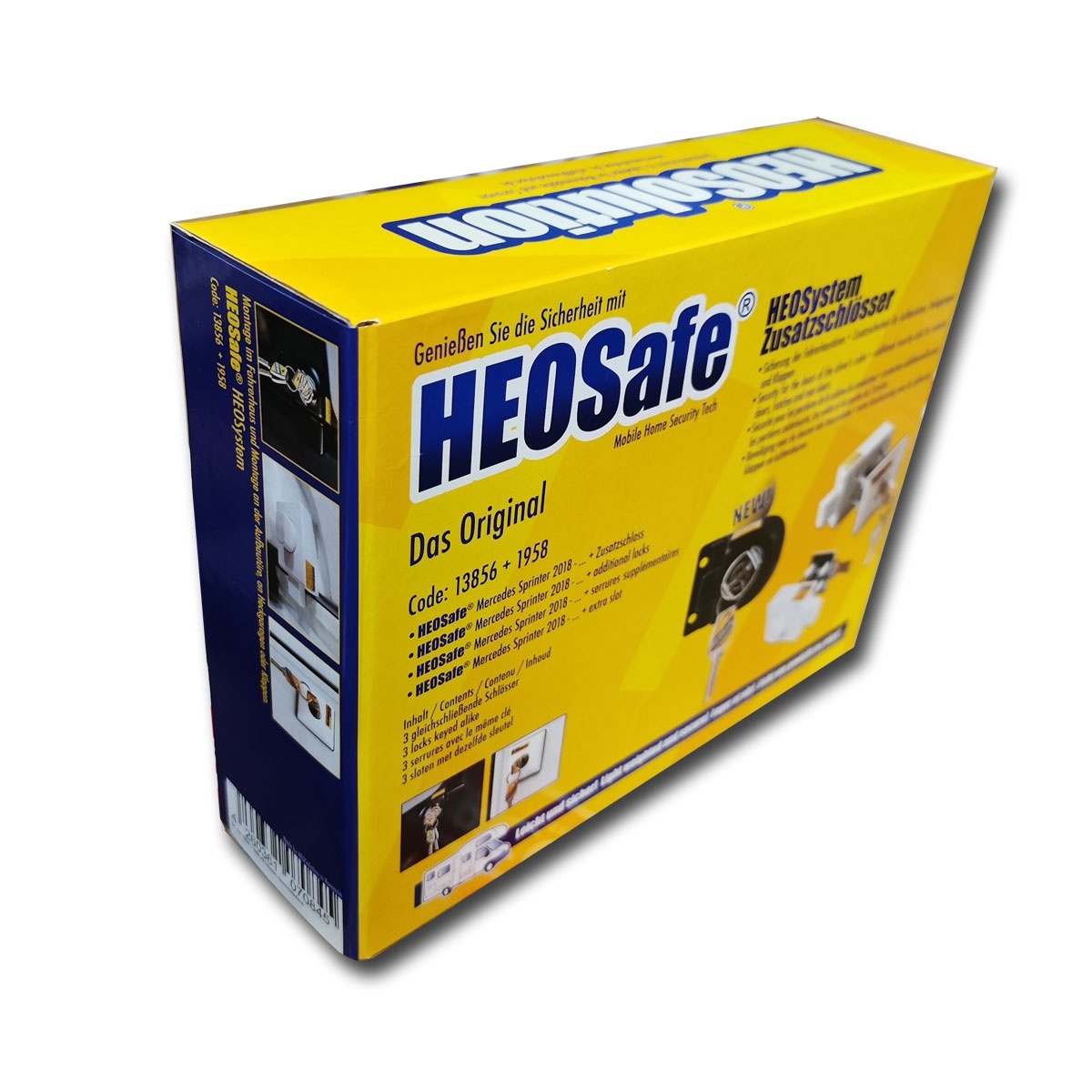 HEOSafe Security Set Mercedes Sprinter >2018 Cabine + Schuifdeur HEOSafe Security Set Mercedes Sprinter >2018 Cabine + Schuifdeur