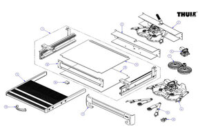 Thule Slide-Out Frame G2 Ducato/Jumper/Boxer 550