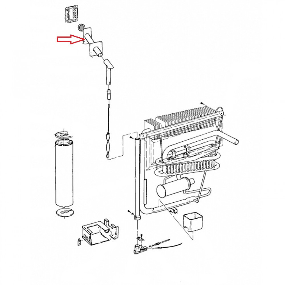 Dometic Uitblaaspijp Compleet L100
