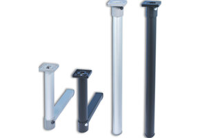 MPK Klaptafelpoot Zwart Bovenknik 67.5cm