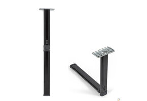 Klaptafelpoot Antraciet Middenknik 67.5cm