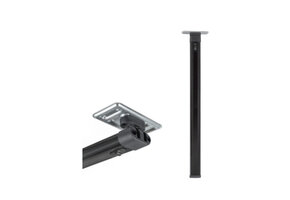 Klaptafelpoot Antraciet Bovenknik 67.5cm