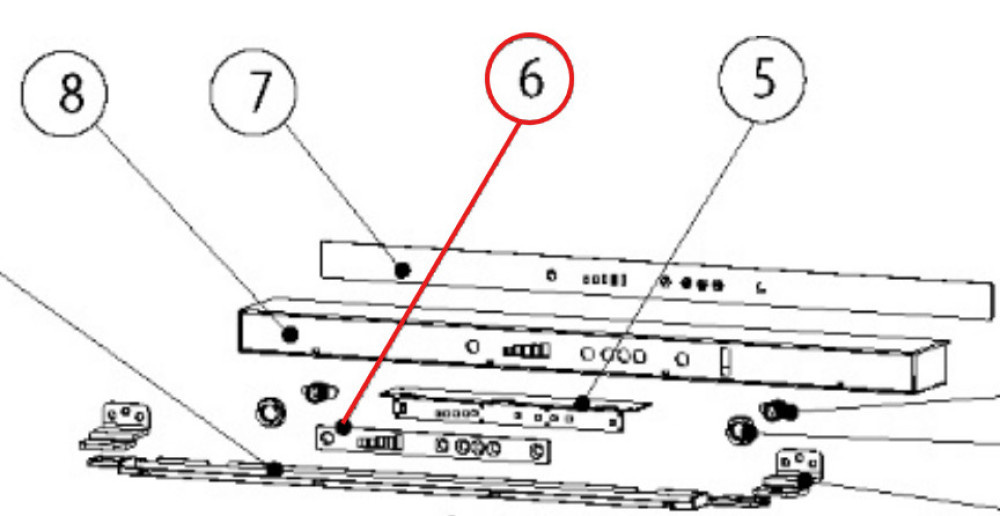Thetford SR Display Board T2160/T2175