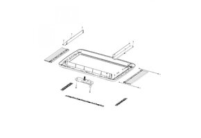 Dometic Midi Heki Binnenkader Compleet - Slinger uitvoering