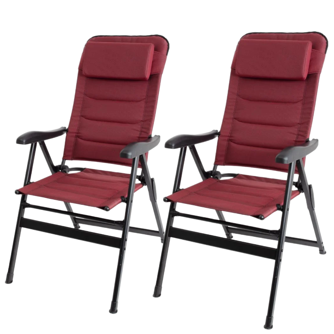 Set 2x ViaMondo Premium Stoelen Rubro - MEGADEAL Set 2x ViaMondo Premium Stoelen Rubro - MEGADEAL