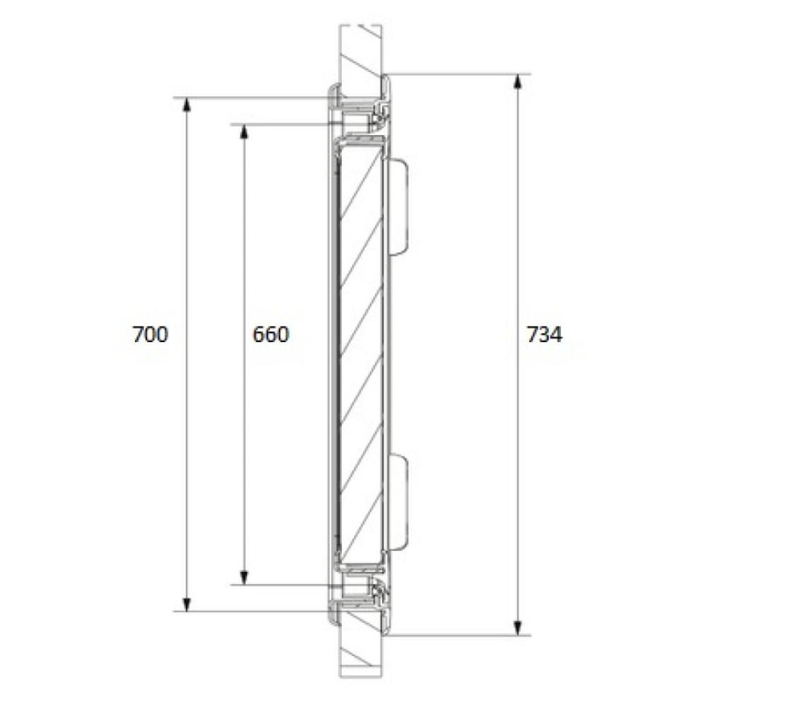 Dometic Serviceluik SK4 70x30.5cm Wit Dometic Serviceluik SK4 70x30.5cm Wit