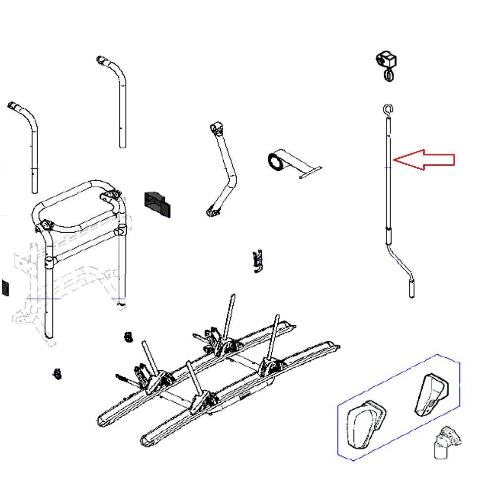 Thule Lift manueel slinger 70 cm Thule Lift manueel slinger 70 cm