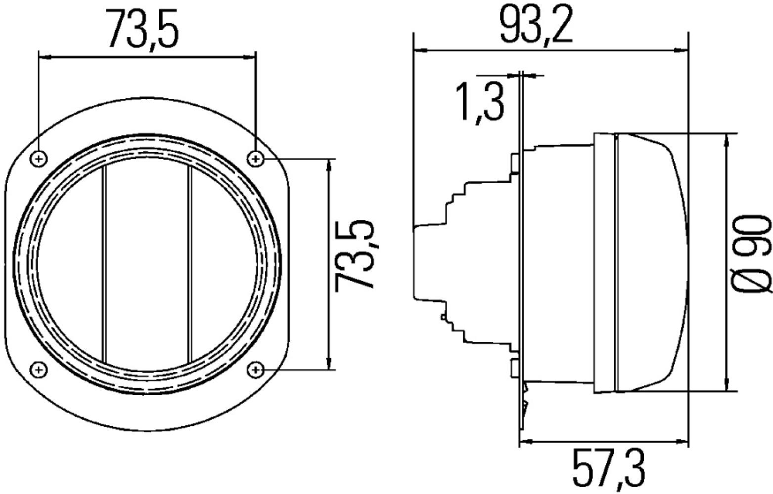Hella Dagrijverlichting Gloeilamp met Positielicht LED Hella Dagrijverlichting Gloeilamp met Positielicht LED