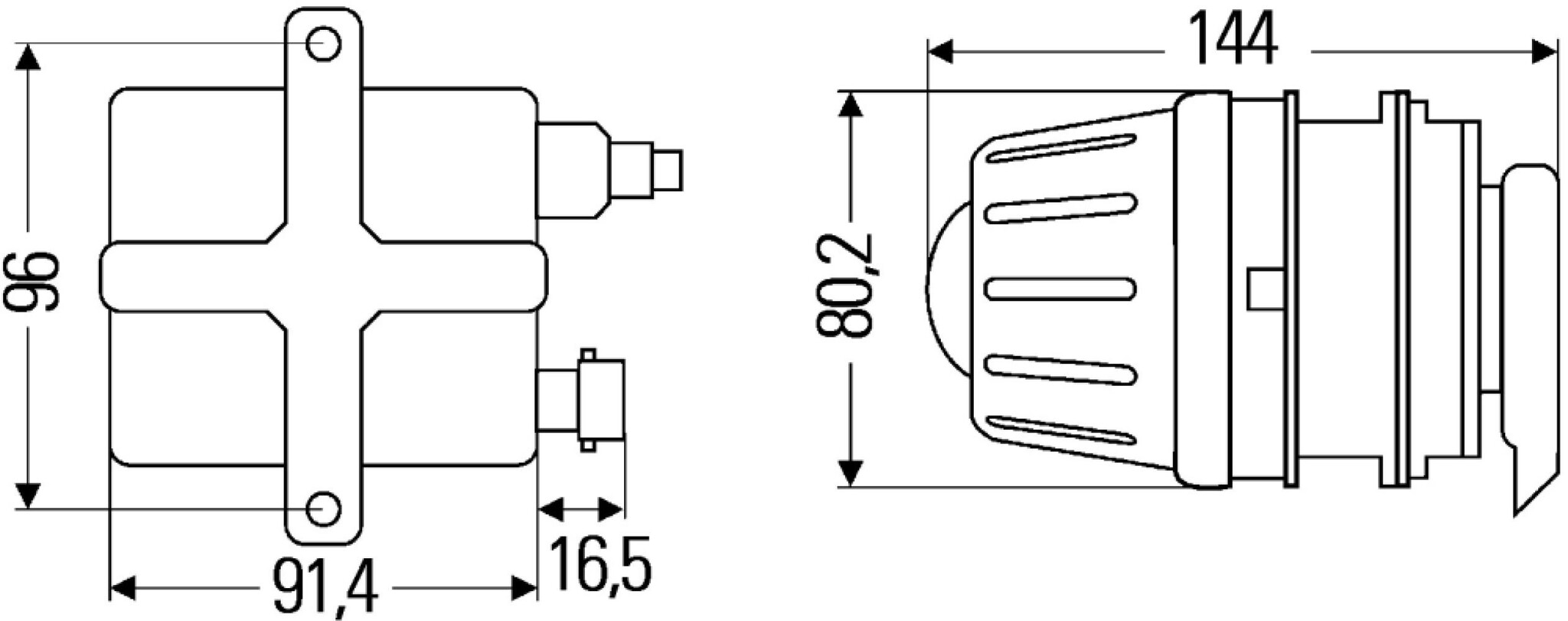 Hella Dimlicht Premium Xenon D2S Aluminium Designpaneel Hella Dimlicht Premium Xenon D2S Aluminium Designpaneel