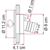 Fiamma Water Cap Black Fiamma Water Cap Black