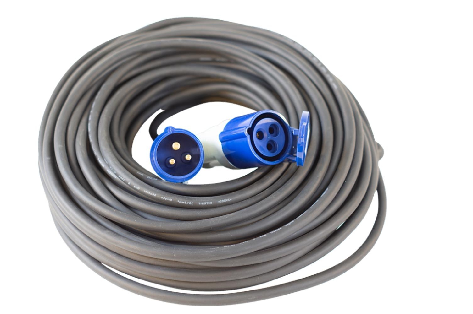 Vechline Verloopkabel 3x1,5mm² CEE-CEE Contra 40m Vechline Verloopkabel 3x1,5mm² CEE-CEE Contra 40m