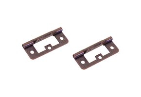 Scharnier Vlak Brons 63x25mm 2st.