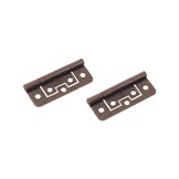 Scharnier Vlak Brons 63x25mm 2st. Scharnier Vlak Brons 63x25mm 2st.