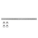 HTD Garage Bar Set 2x60cm + 4 Ringen HTD Garage Bar Set 2x60cm + 4 Ringen
