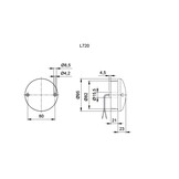 Jokon Achterlicht LED 720 Inbouw Rond Jokon Achterlicht LED 720 Inbouw Rond
