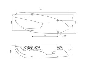 Jokon Achterlicht L3000 Rem/ Knipper/ Mist/ Achteruitrij/ Driehoek Reflector Rechts