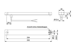 Jokon Achterlicht LED L250 Langwerpig Rood