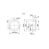 Jokon Knipperlicht LED 727 Rond Wit Jokon Knipperlicht LED 727 Rond Wit