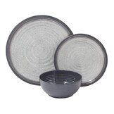 ViaMondo Melamine Servies Graniet 12-delig ViaMondo Melamine Servies Graniet 12-delig