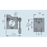 AL-KO Neuswielklem Vastzetknevel Klapbaar 60mm
